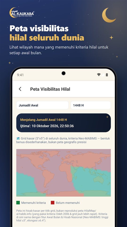 Fitur peta di Al-Kaukaba