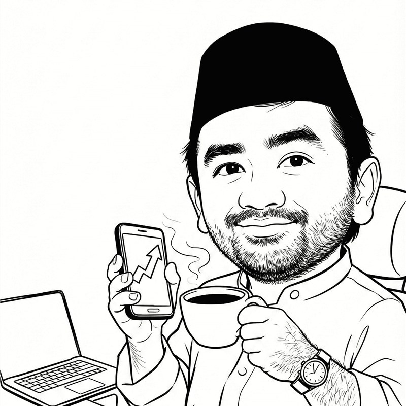 Potret ilustrasi Muhammad Roziq Rizal Al Ahadi, dibuat dengan AI