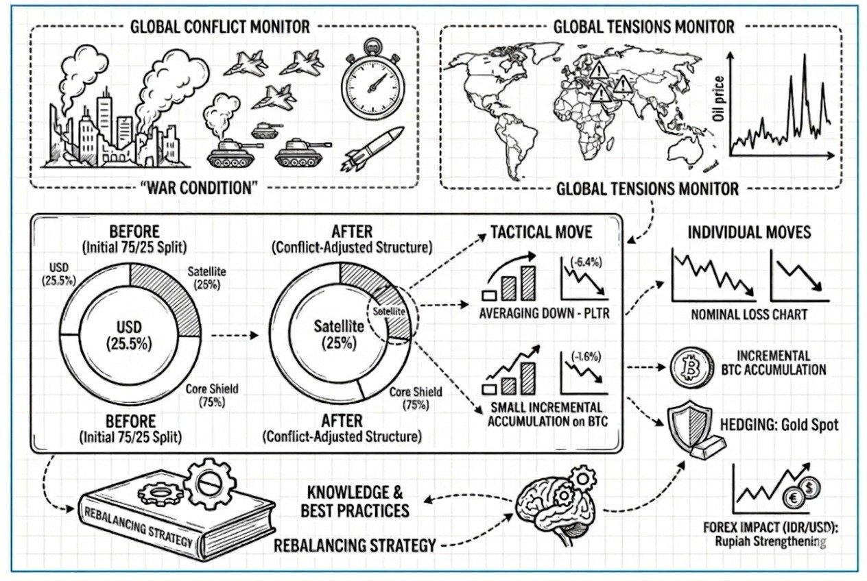 Global conflict monitor, tensions monitor, dan rebalancing strategy